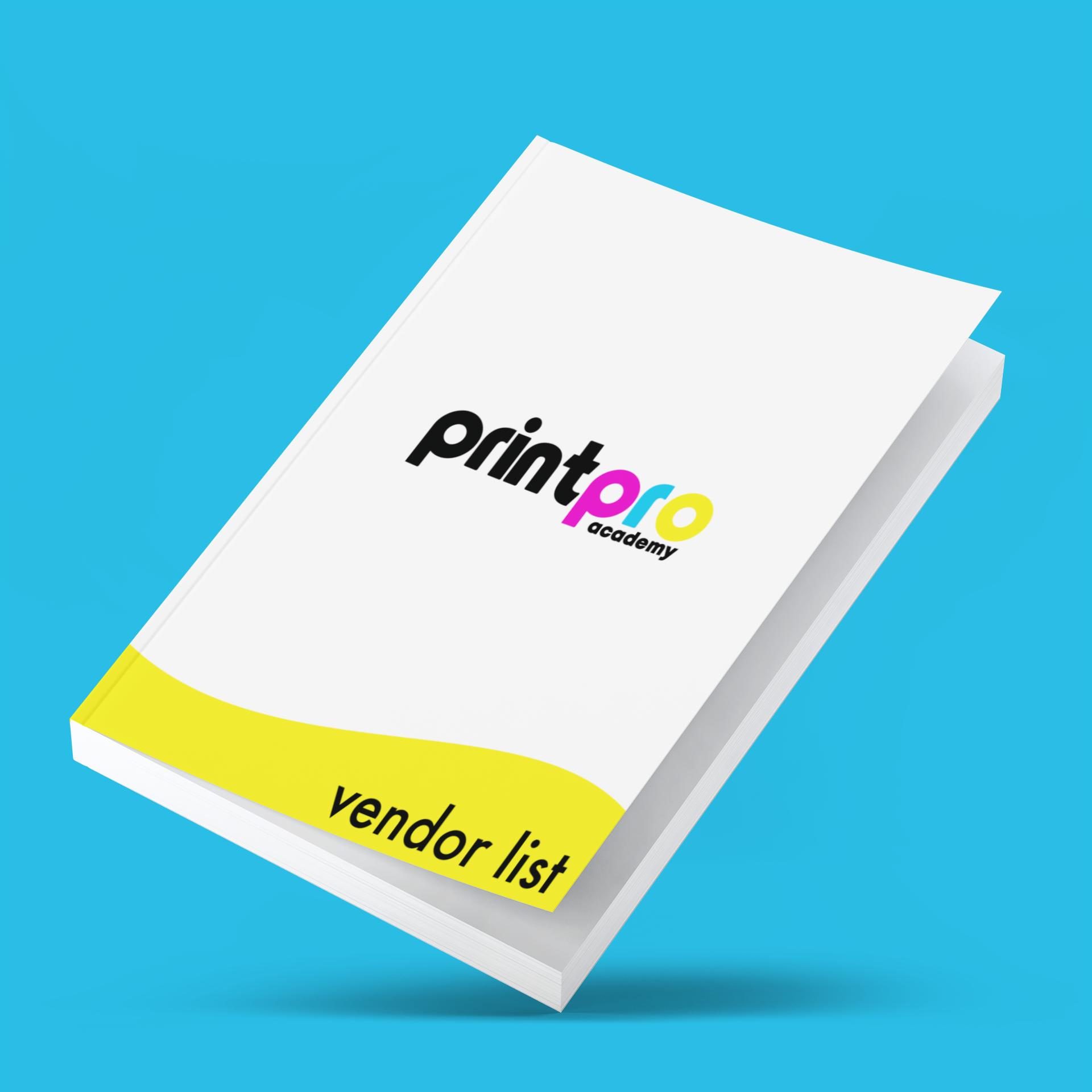 Print Pro Academy-Vendor List