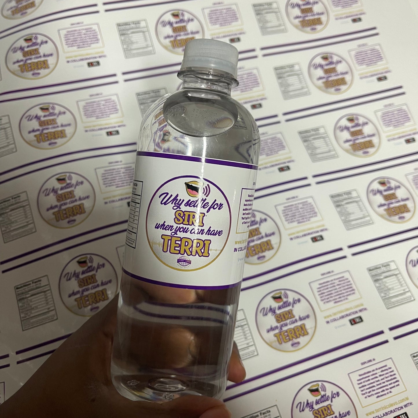 Water Bottle Labels